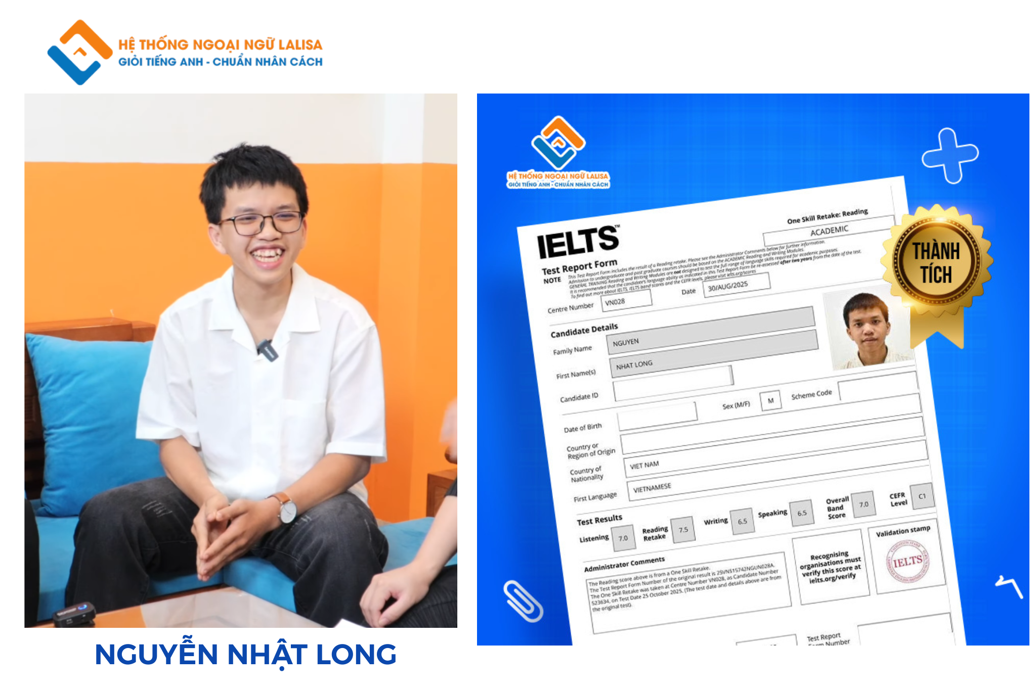 Review IELTS 7.0 Gia Lai - Địa chỉ luyện thi chất lượng