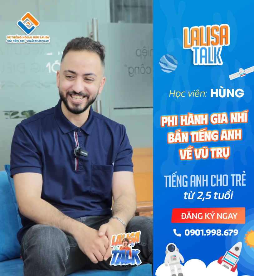 Học viên HÙNG - Phi hành gia nhí, bắn tiếng anh về vũ trụ